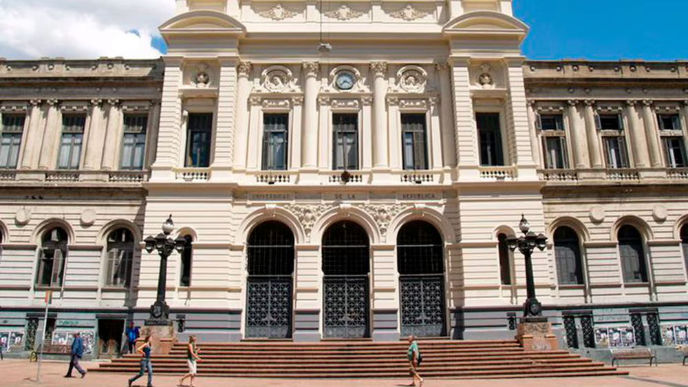 La sede central de la Universidad de la República, en Montevideo (Udelar).