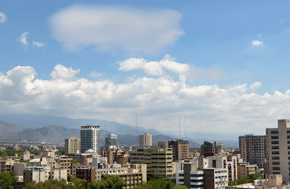 Algo nublado con poco cambio de la temperatura en Mendoza.