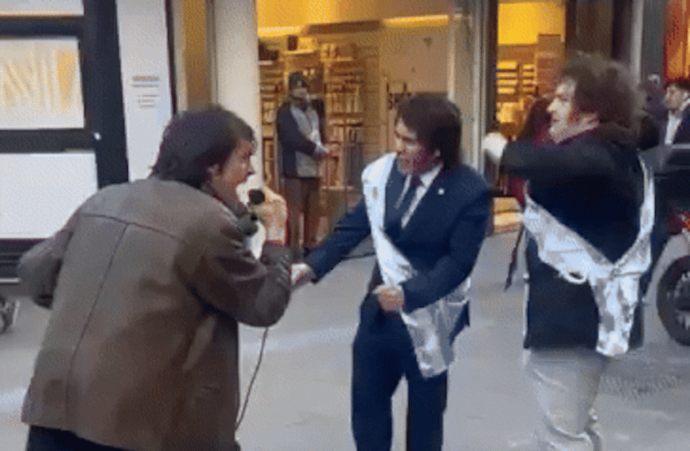 Los Andes | Se juntaron a bailar tres imitadores brasileños de Milei en el centro porteño y el video se hizo viral.