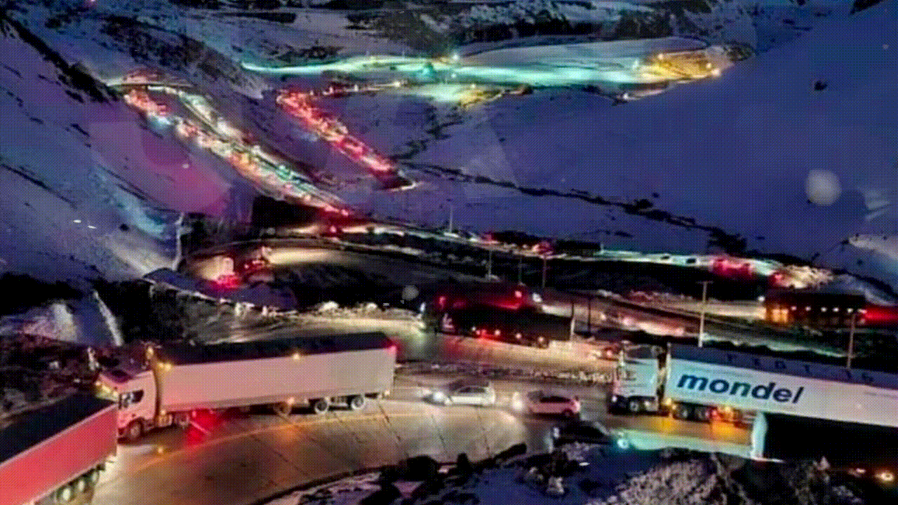 Los Andes | La impactante foto de los caracoles.