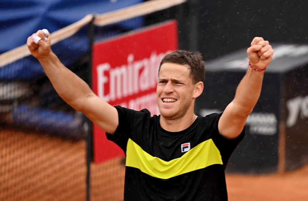 El Peque se despidió feliz a pesar de la derrota, del Foro Itálico. (foto Sposito/FITP)