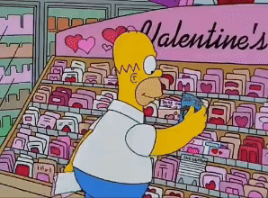 Los Simpson en San Valentín.