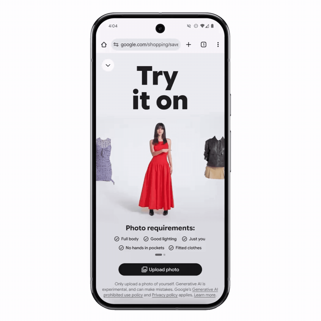 Así Try It On, la nueva función de Google con IA que permite ver cómo te queda la ropa antes de comprarla
