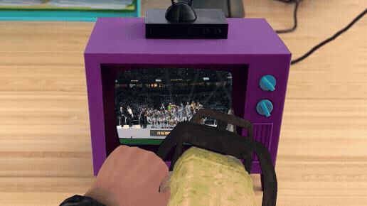 La motosierra llegó a la TV pública.