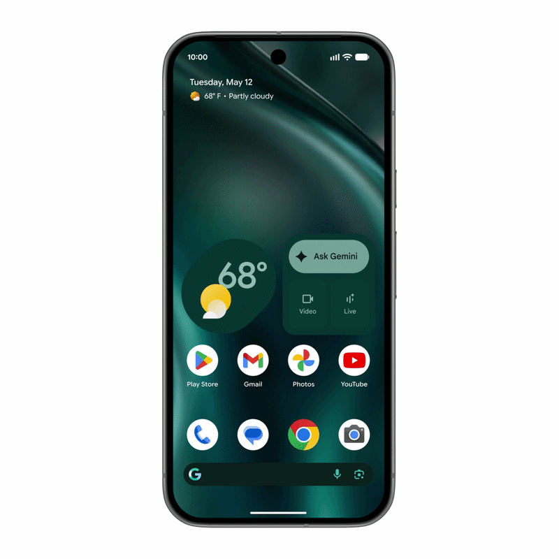 Gracias a Gemini Intelligence será posible crear widgets a gusto en los teléfonos con Android
