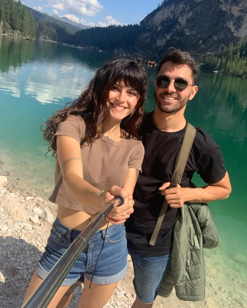 Valentina Ginocchio y su novio Alex