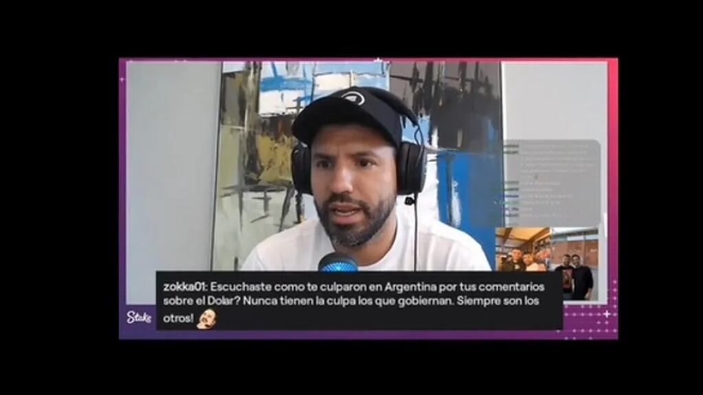 El Kun Agüero   le contestó a Pablo Duggan sobre su postura de dolarizar la economía.