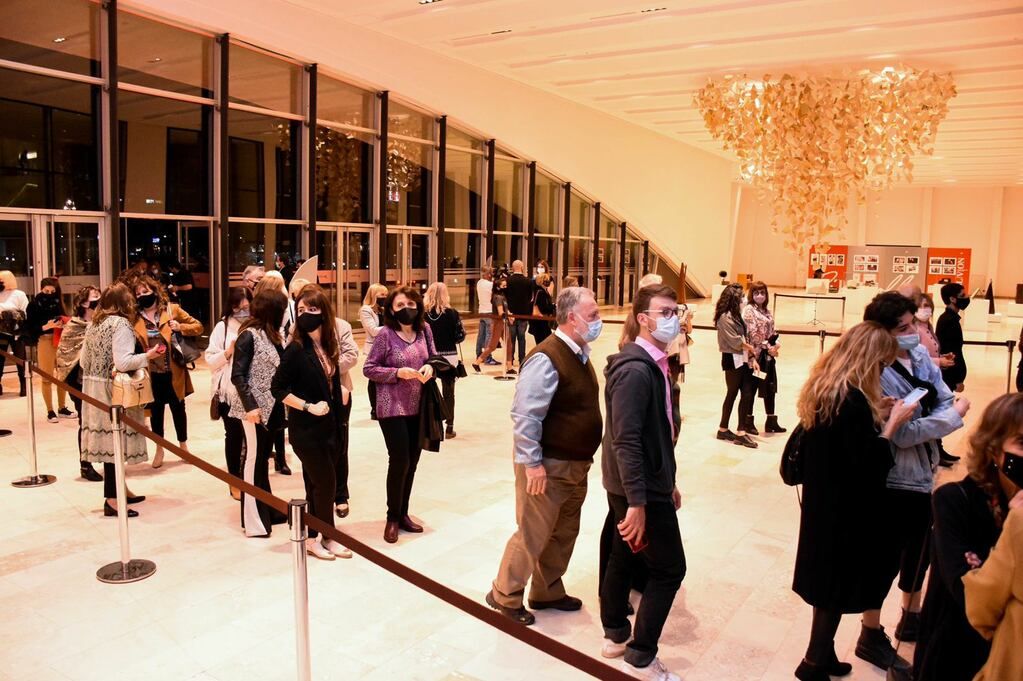 El ingreso y la evacuación de la sala se hizo con mucho orden y cuidado. Crédito: Prensa del Teatro del Bicentenario.