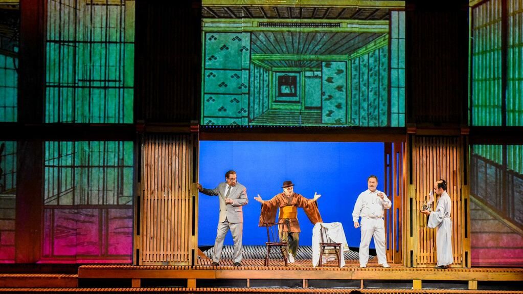 El versátil concepto escénico de Maritano. Crédito: Prensa del Teatro del Bicentenario.