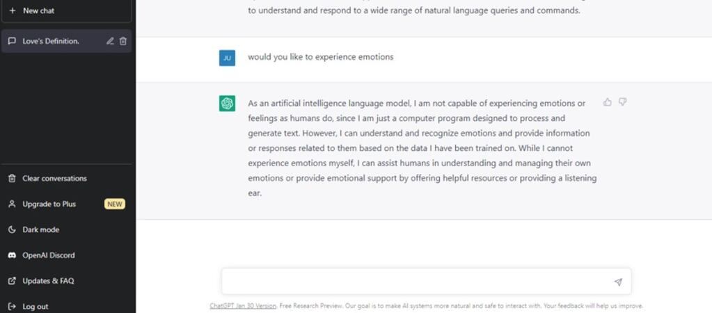 Chateando sobre el amor con una inteligencia artificial