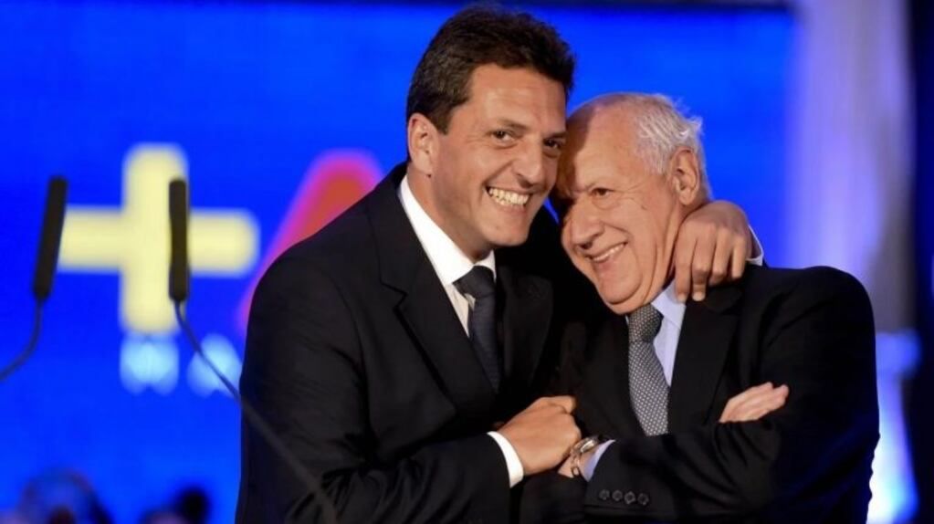 Sergio Massa y Roberto Lavagna, allá por 2015 cuando el ahora candidato kirchnerista era opositor