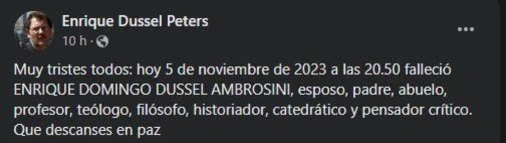 X - Enrique Dussel Peters