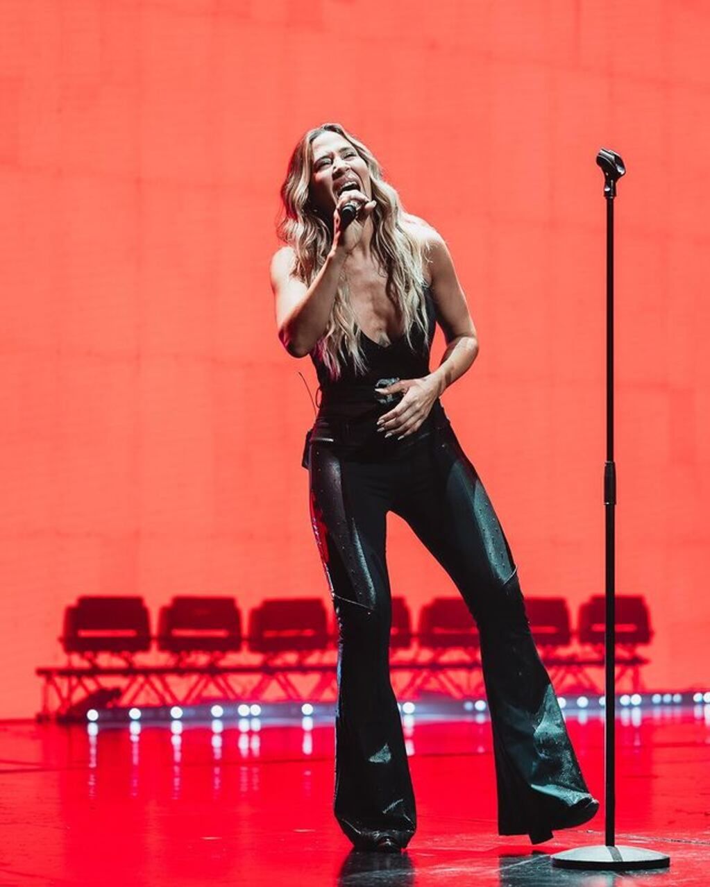 Jimena Barón en el Mala Sangre Tour