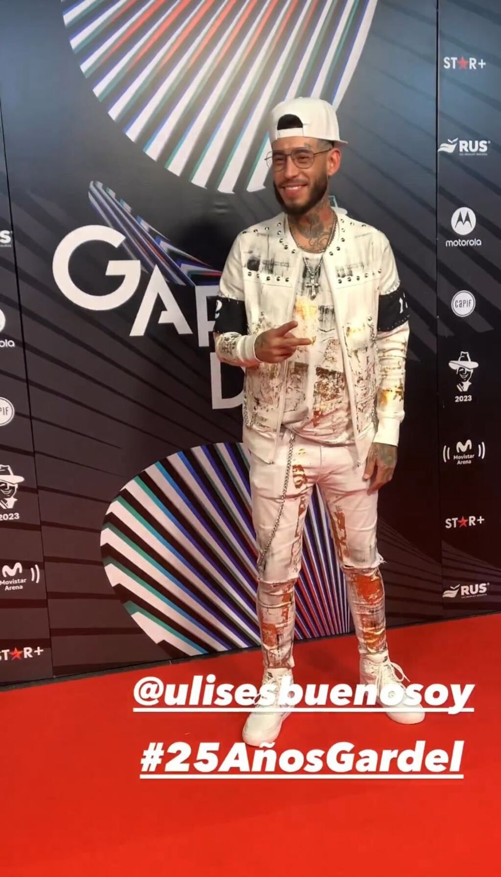 La alfombra roja de los Premios Gardel 2023.