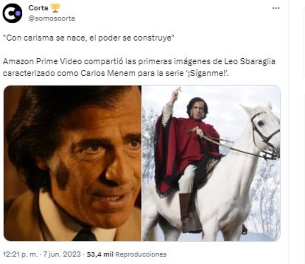 Carlos Naim afirmó que su hermana no le comentó nada sobre la serie