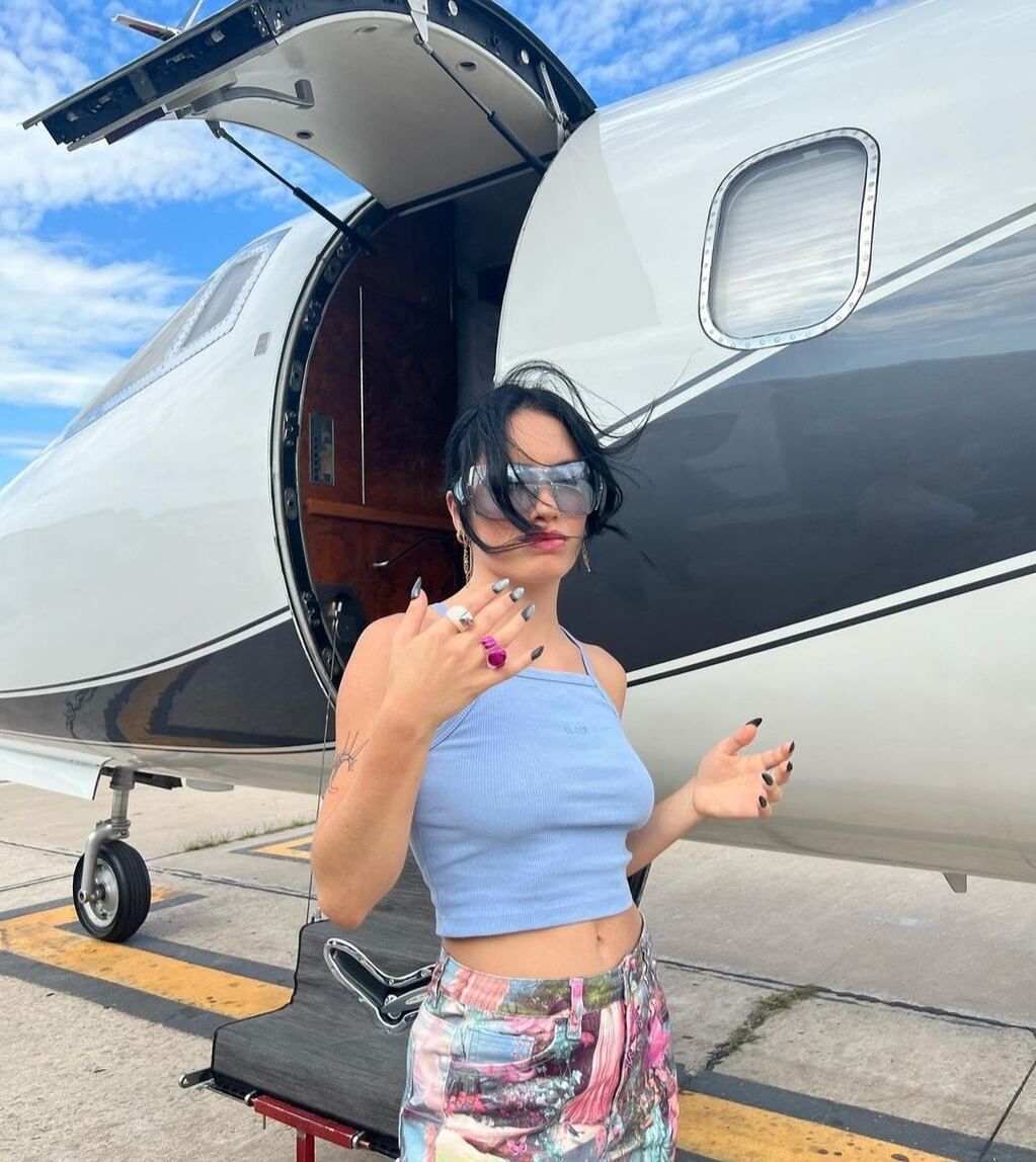 Lali lista para partir