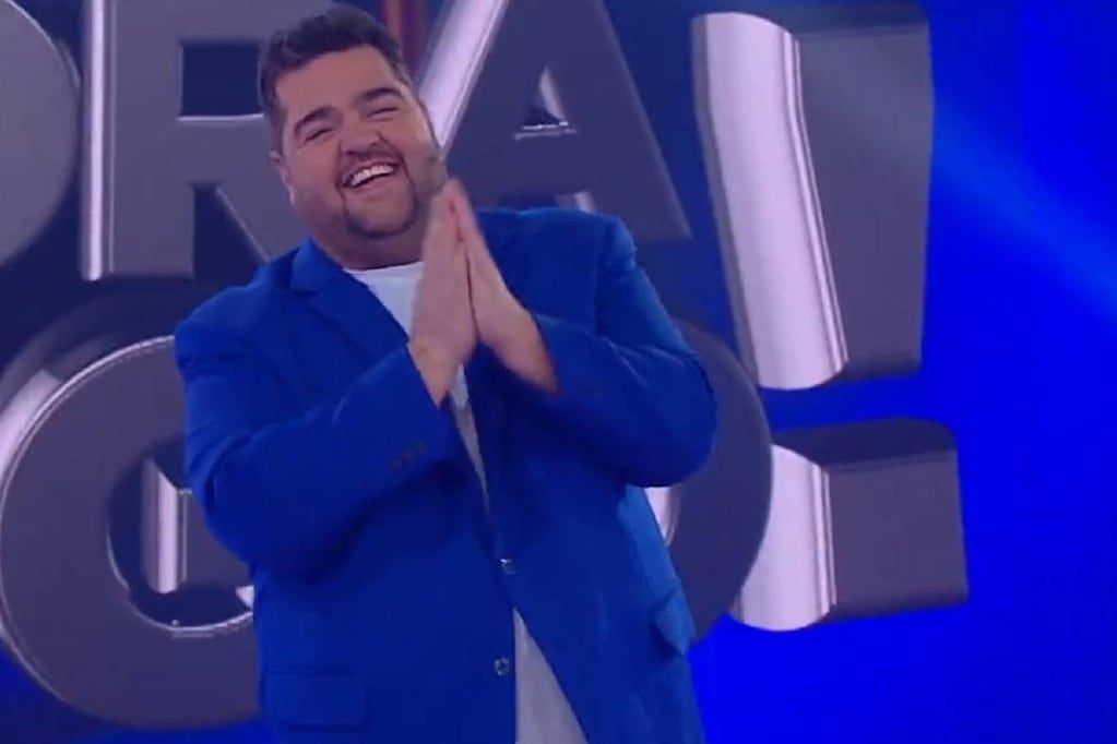 Darío Barassi volvió este lunes a la pantalla con "Ahora caigo". (Captura El Trece)