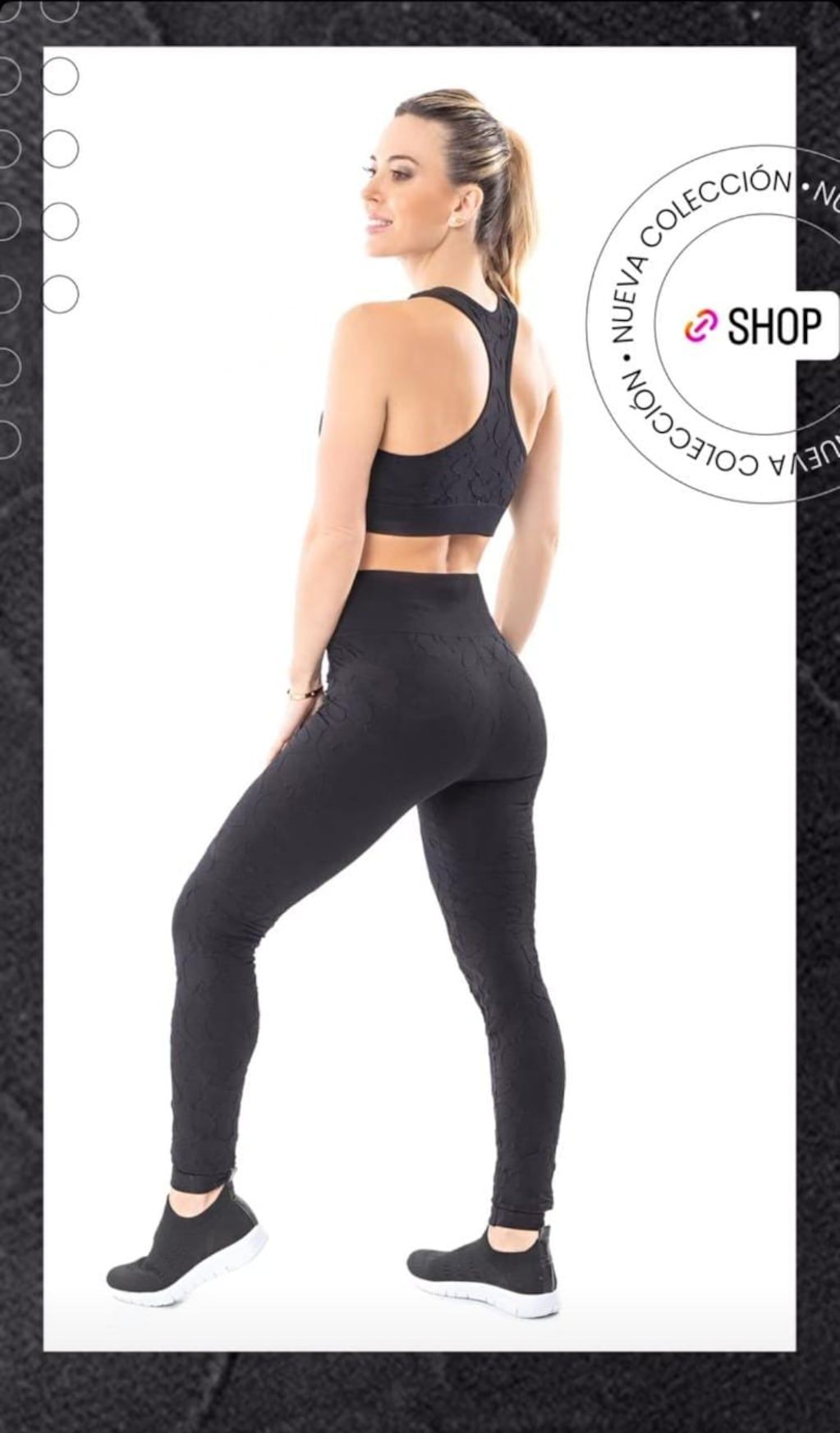 Jésica Cirio para una terrible producción de fotos.