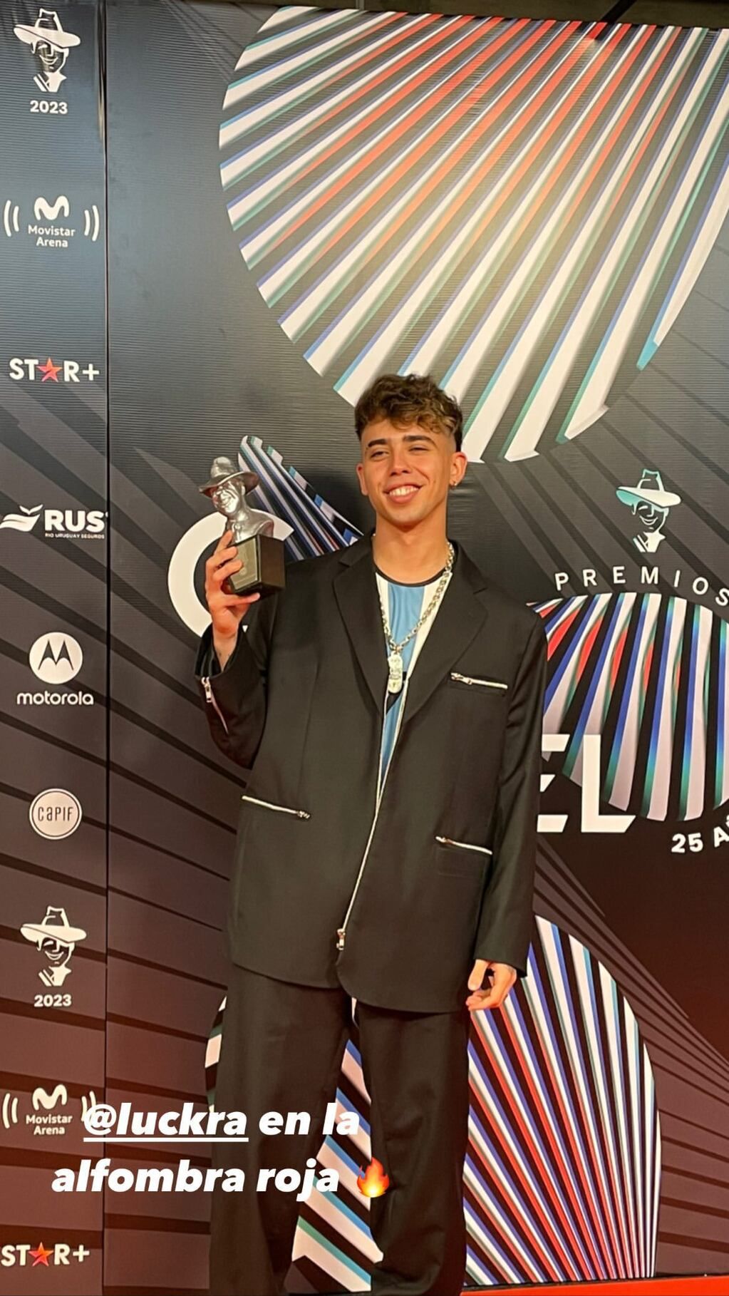 La alfombra roja de los Premios Gardel 2023.