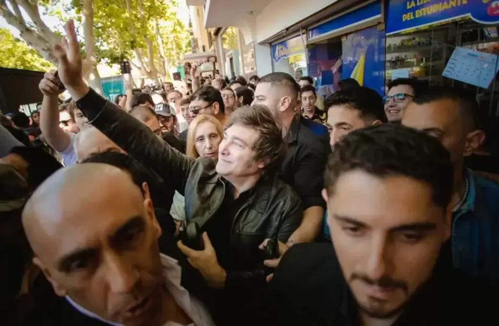 Milei en San Juan en noviembre del año pasado.