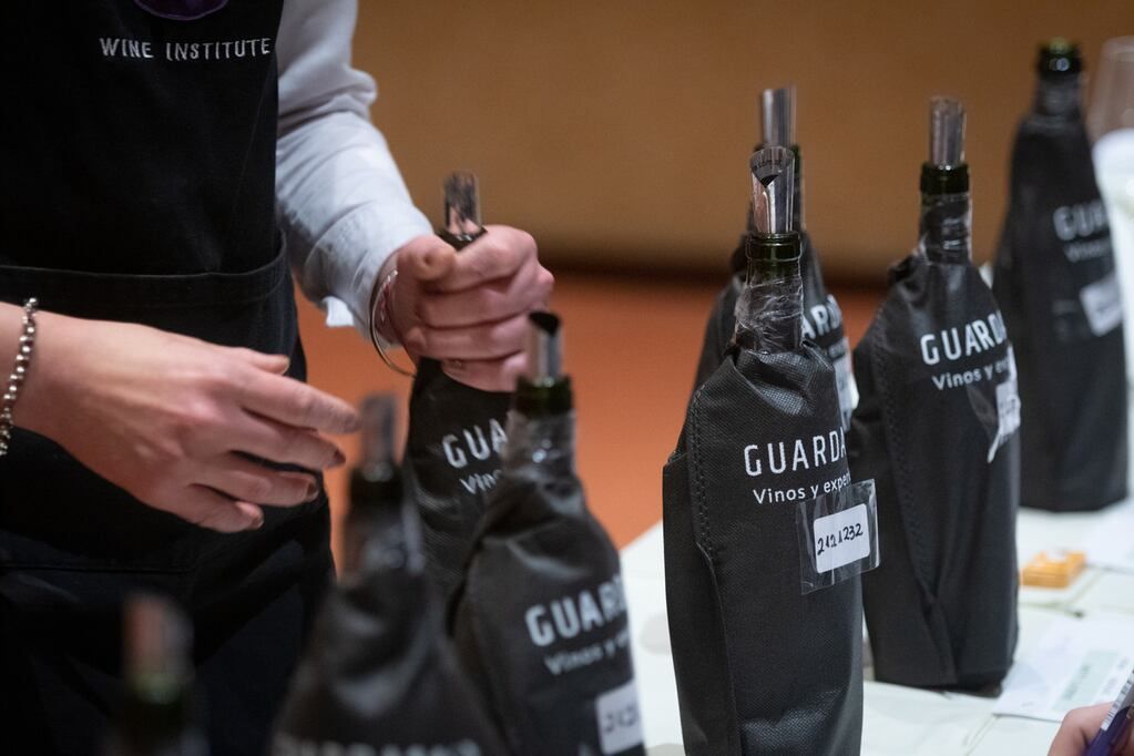 Primer Concurso Nacional de Vinos Guarda 14 El evento se desarrolló durante toda la mañana de este viernes en Sheraton Mendoza Hotel. Allí, más de 250 muestras de unas 130 bodegas son degustadas por los jurados, en busca de los mejores vinos.Foto: Ignacio Blanco / Los Andes