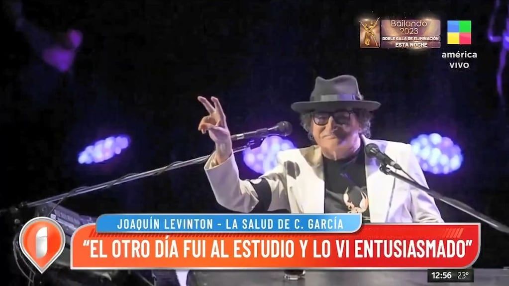 Joaquin Levinon y Charly García.