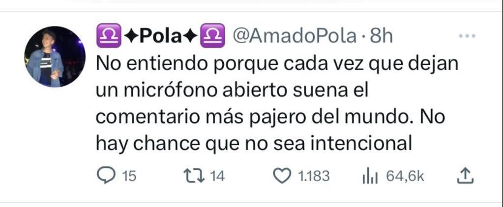 Se filtró una frase hot en el vivo de TN y reaccionaron en las redes.