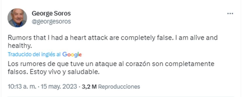 George Soros - Foto CNN