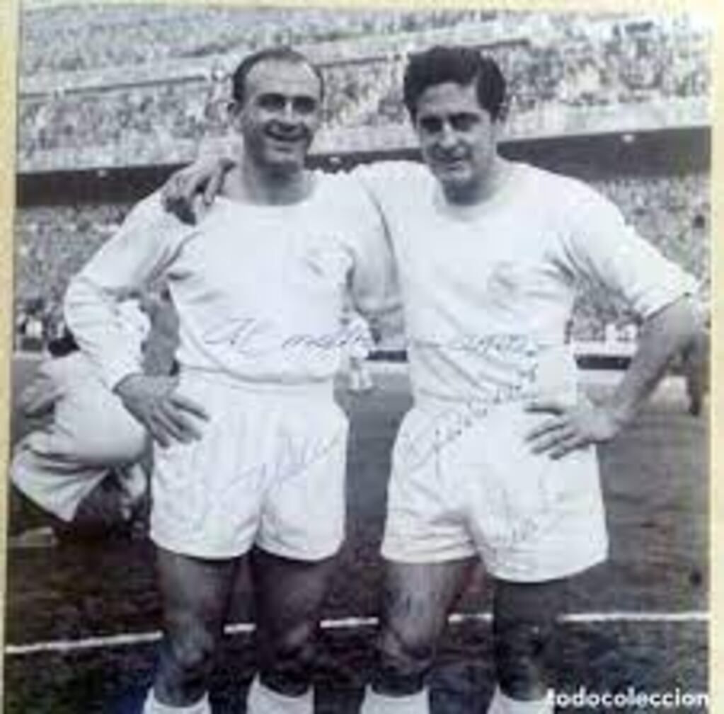Alfredo Di Stefano y Héctor Rial