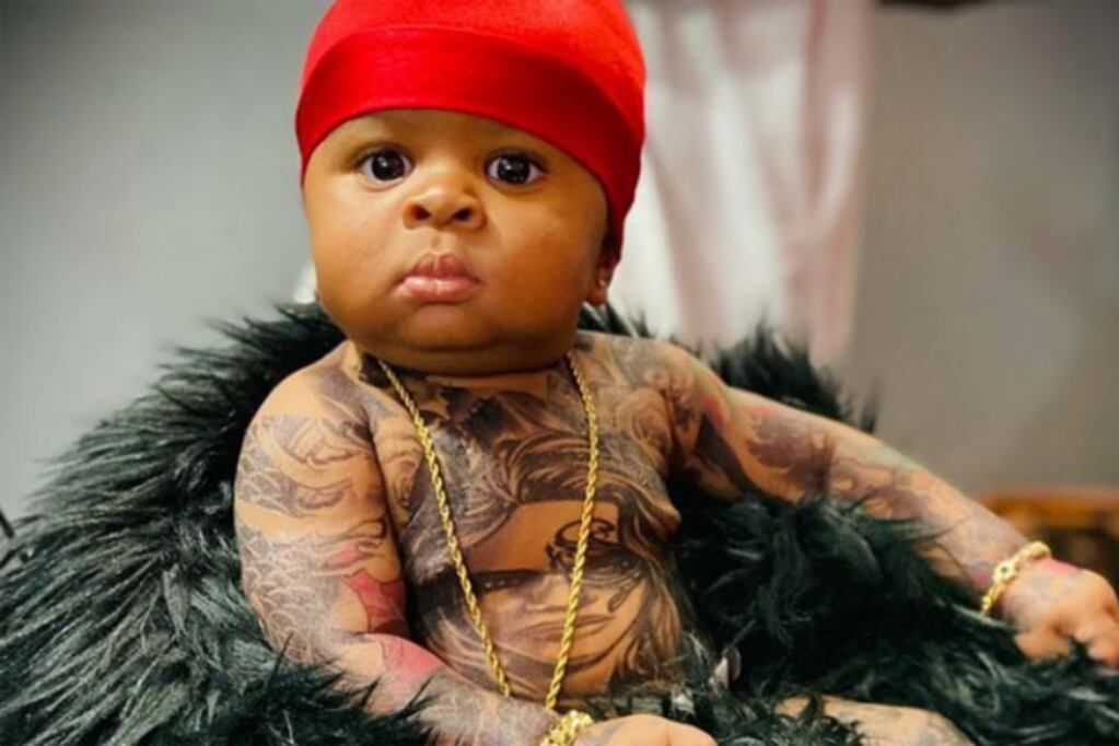 Shamekia Morris tatuó a su hija y generó polémica.