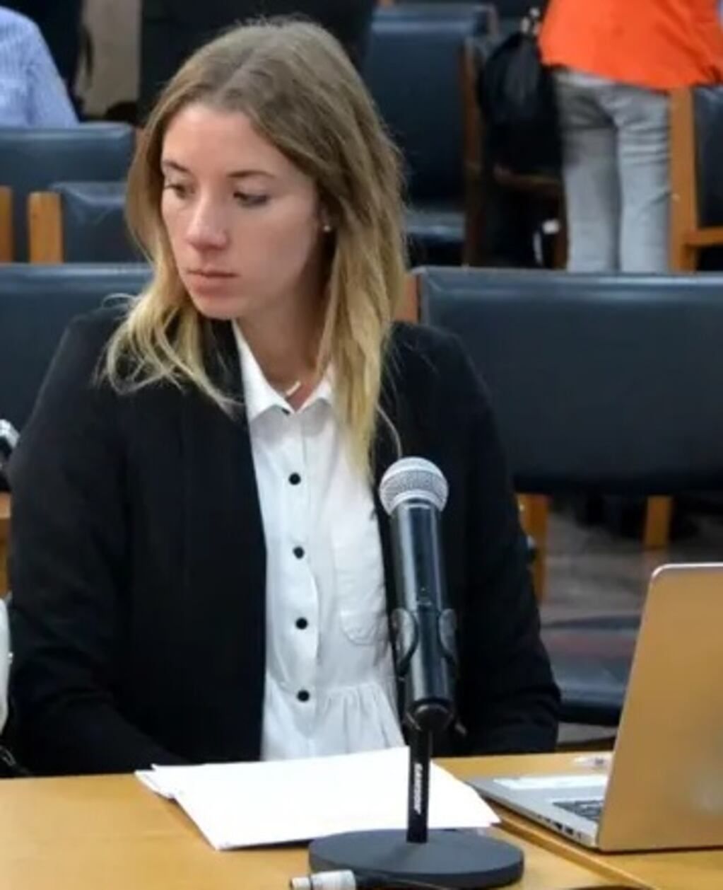 Agustina Maddiona, la abogada de la denunciante. Archivo.