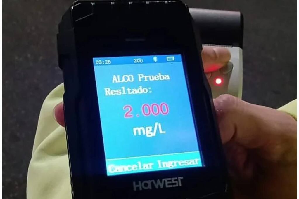 El efectivo tenía 2,45 de alcohol en sangre. (Imagen ilustrativa)