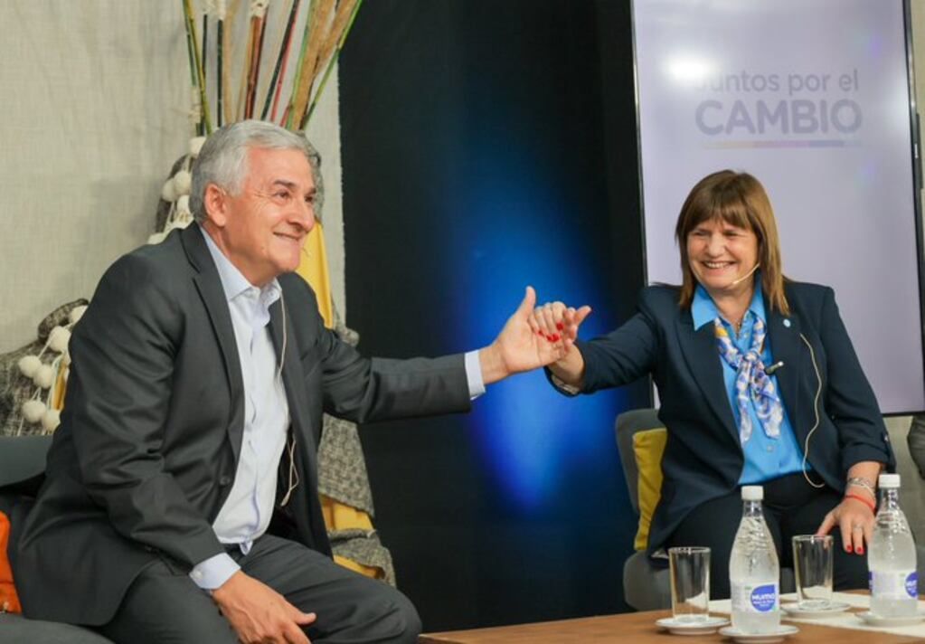 Patricia Bullrich y Gerardo Morales.