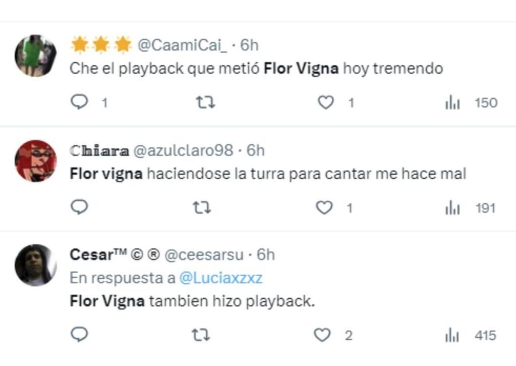 Destrozaron a Flor Vigna por su performance en la apertura del Bailando 2023.