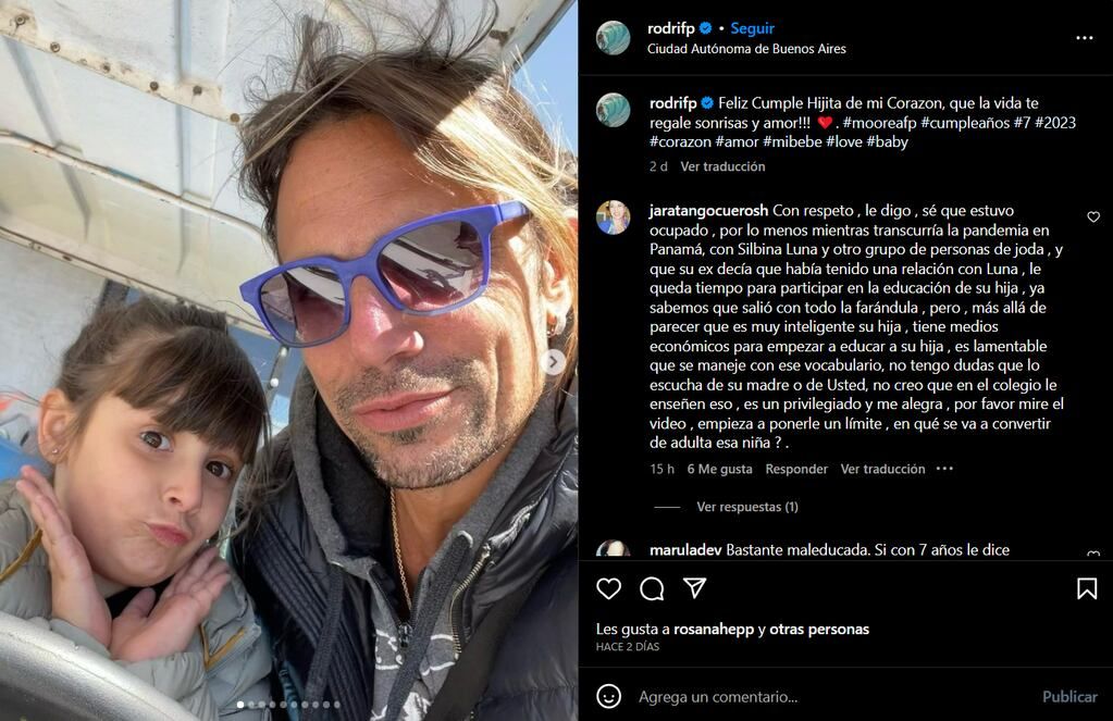 La furia en las redes contra la hija de Floppy Tesouro y Rodrigo Fernández Prieto