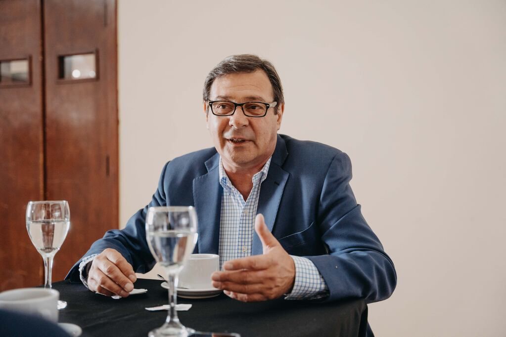 Rubén Uñac, candidato a gobernador.