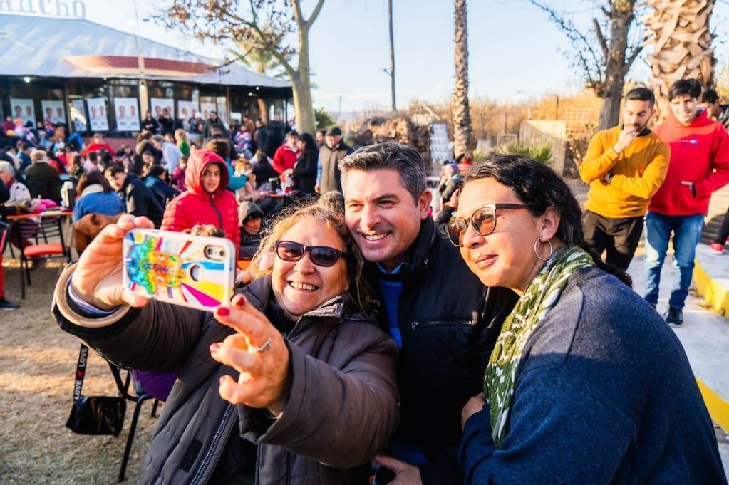 Marcelo Orrego en campaña.