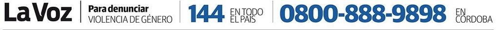 Para denunciar en caso de violencia de género en Córdoba.