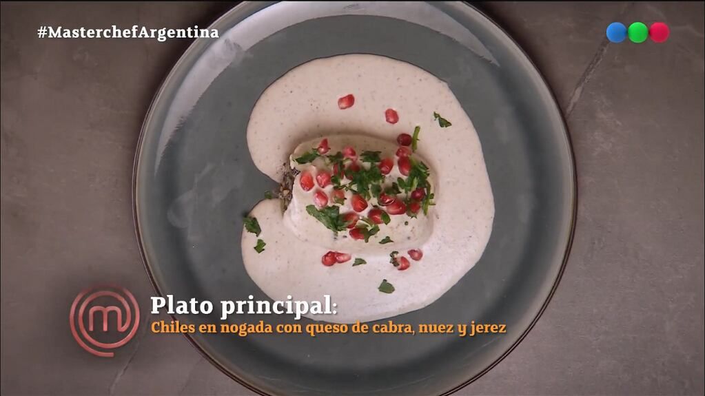 Los chiles en nogadas, uno de los platos que coronó a Rodolfo