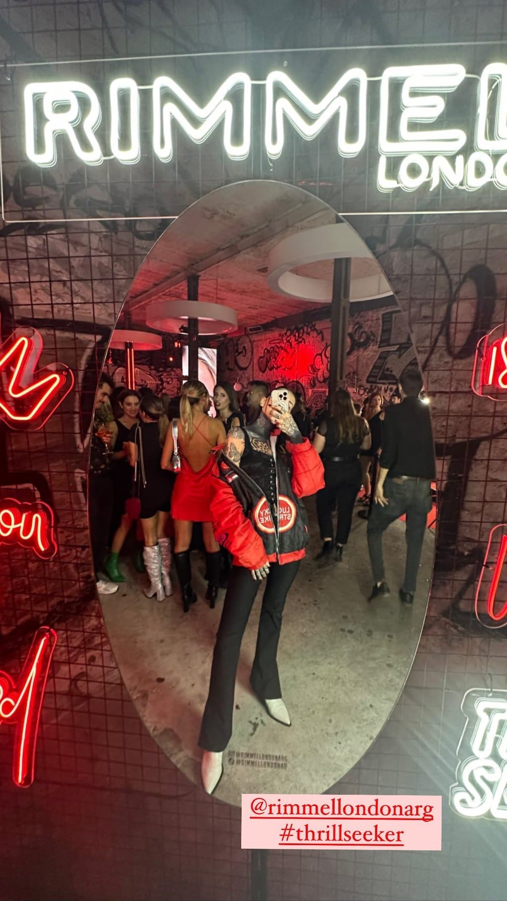 Cande Tinelli y su tremendo look.