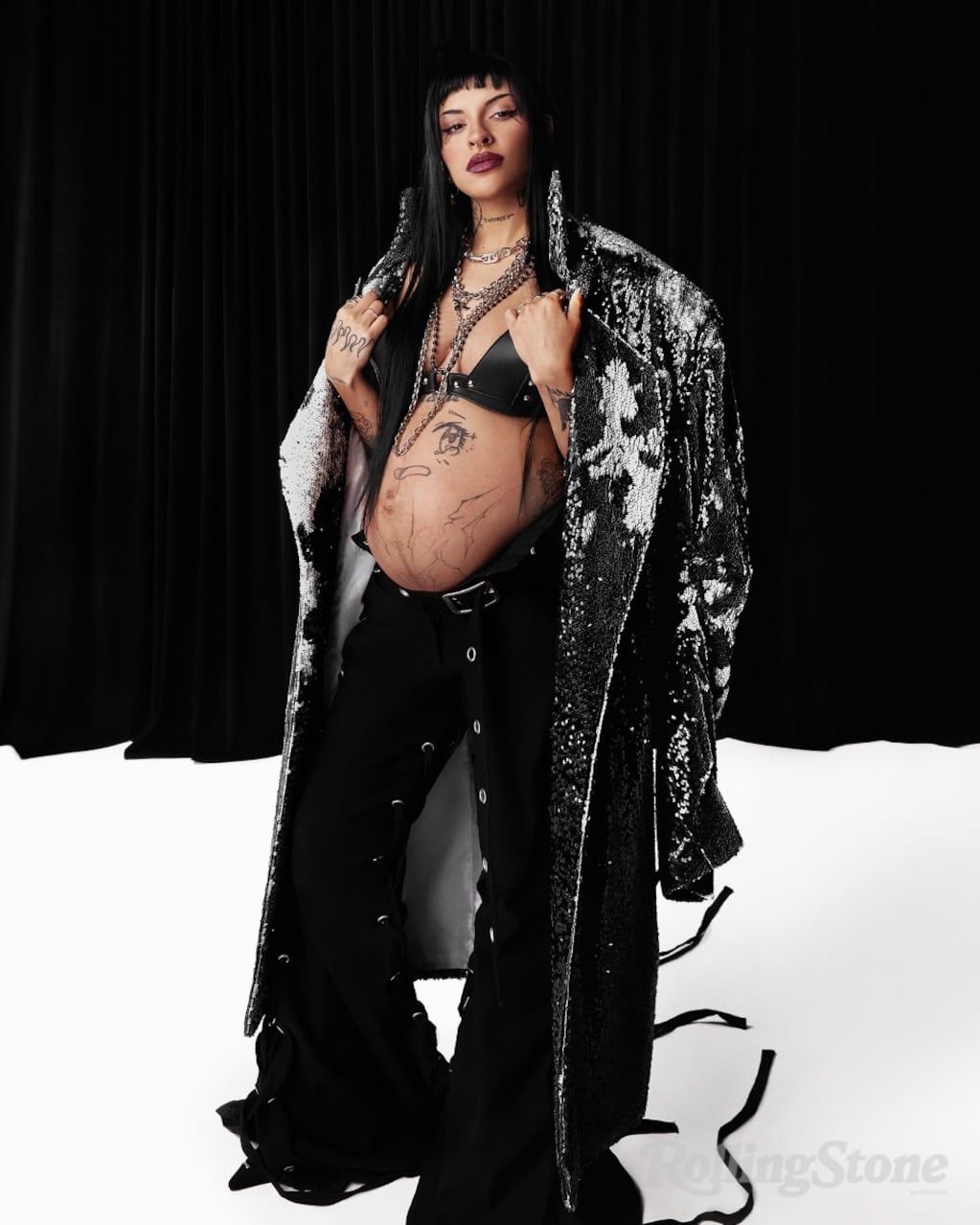Cazzu posó embarazada para la portada de Rolling Stone y habló acerca de la maternidad