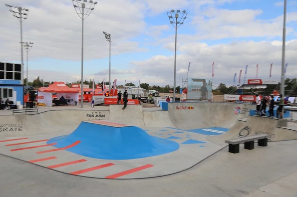 El Skatepark de la Ciudad Parque de los Deportes.