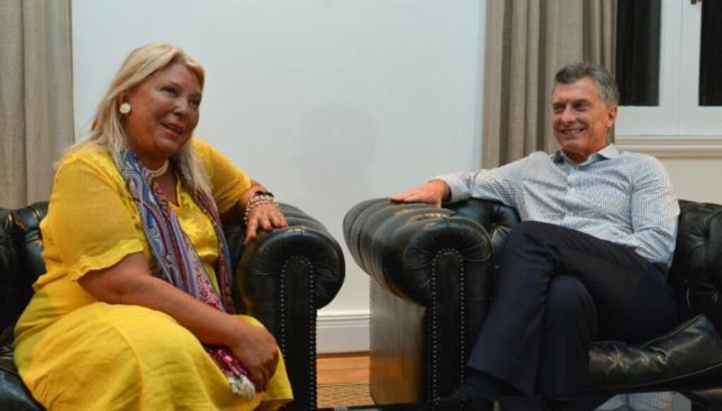 Macri recibió a Carrió en Olivos (Presidencia de la Nación)