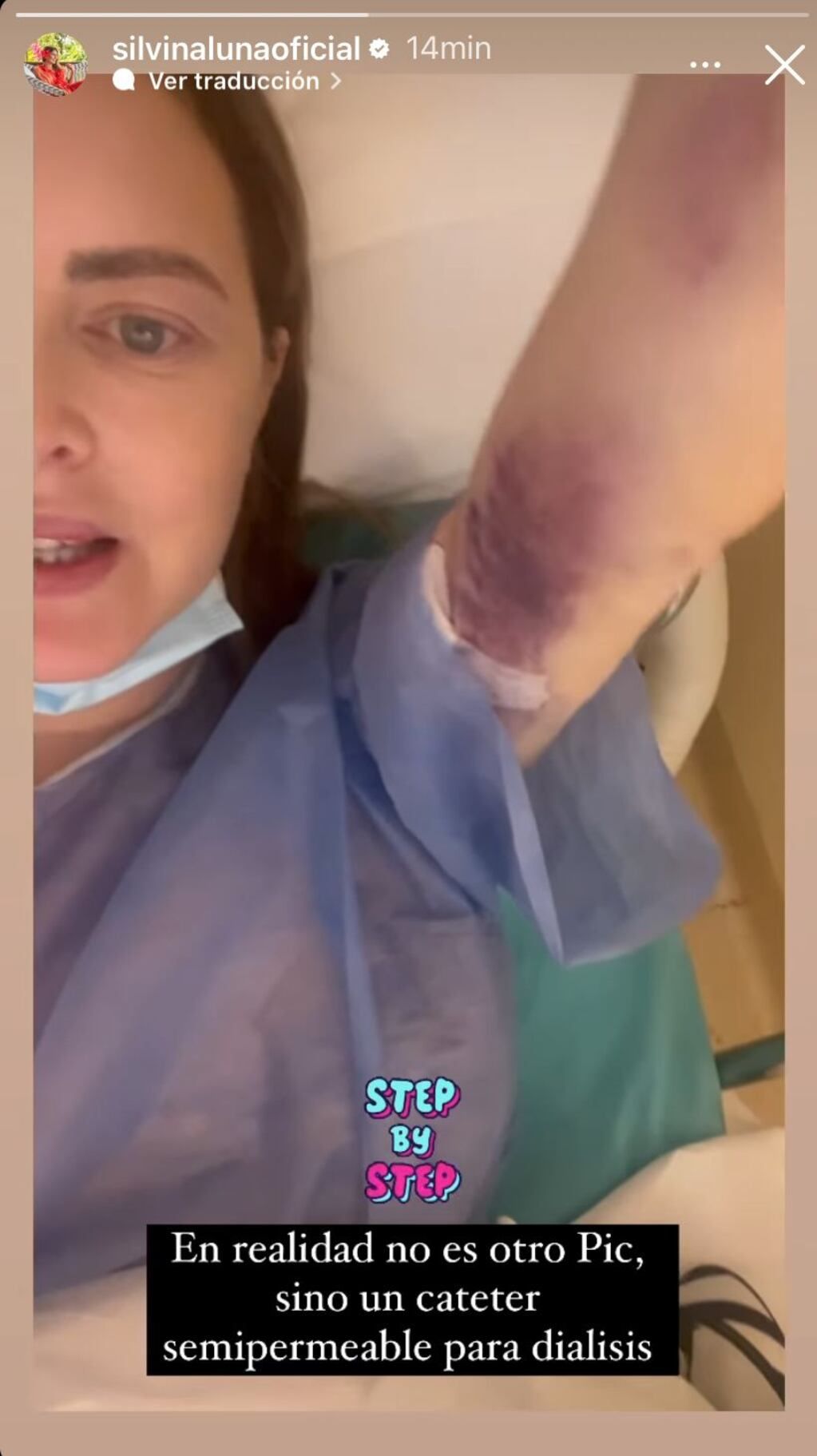 Silvina Luna sigue internada.