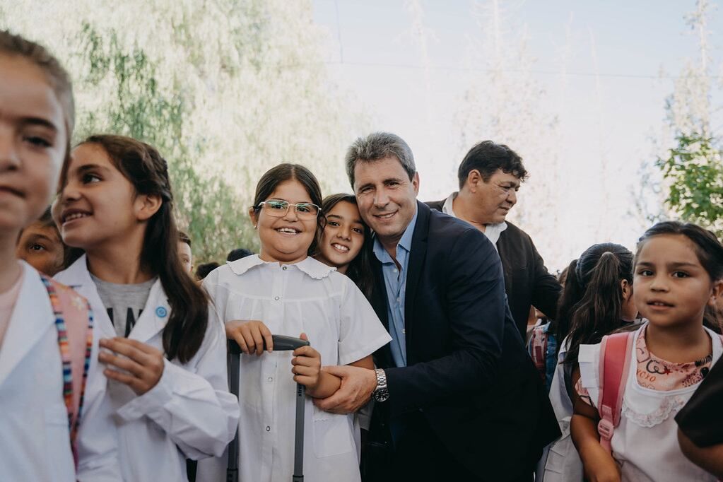 El gobernador Sergio Uñac.