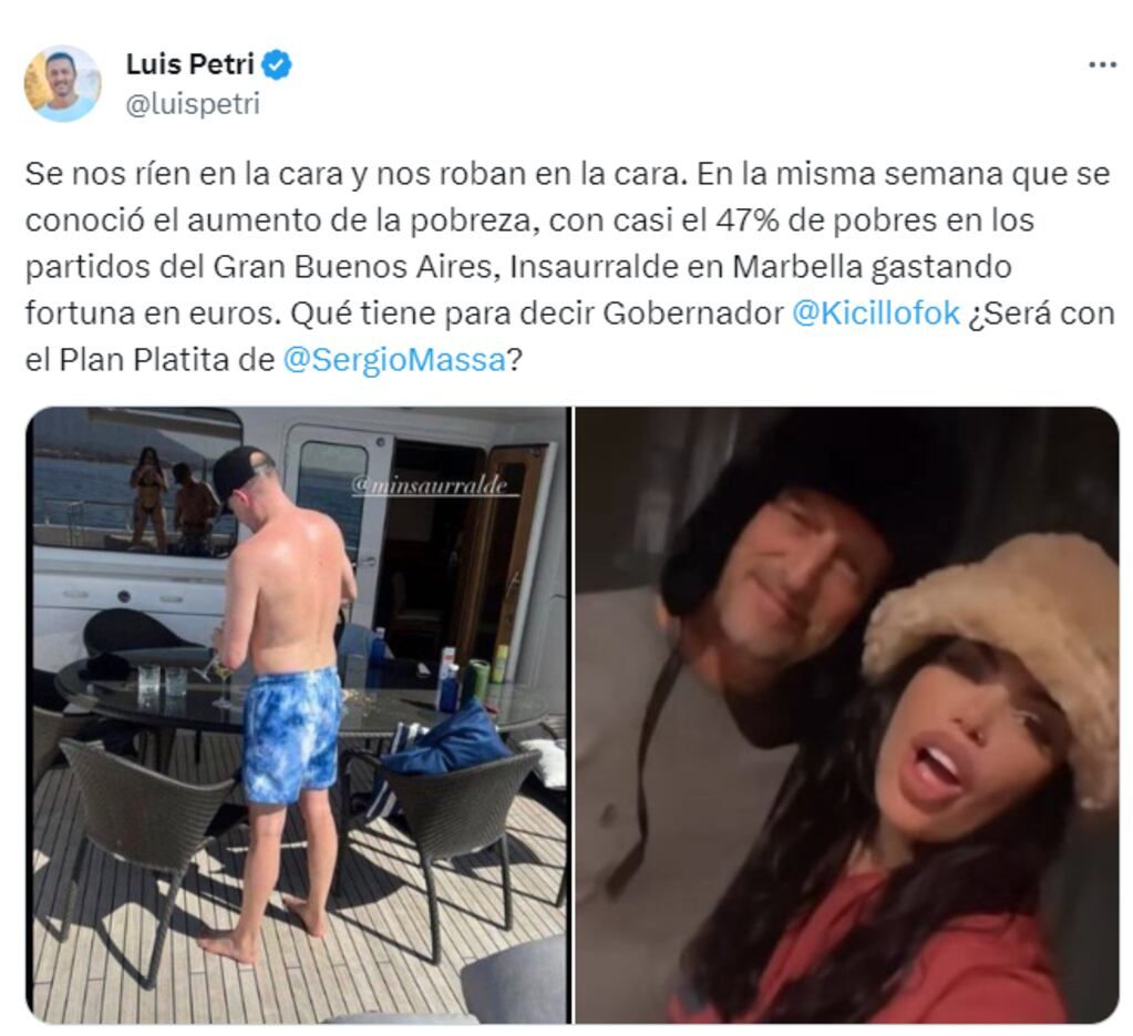 Distintos políticos condenaron la actitud del exfuncionario de Axel Kicillof, quien tuvo vacaciones de lujo en medio de la crisis económica.