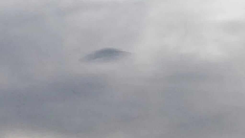 OVNI en el cielo de Olavarría - Gentileza Claudio Bonino/ Infocielo