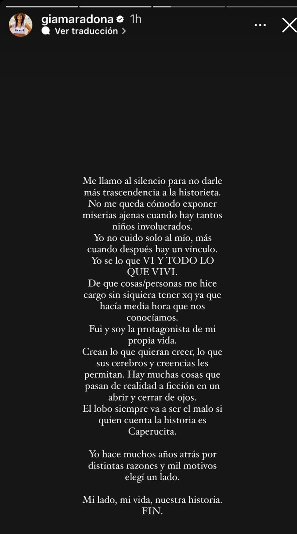 Gianinna Maradona apuntó con todo contra Jimena Barón