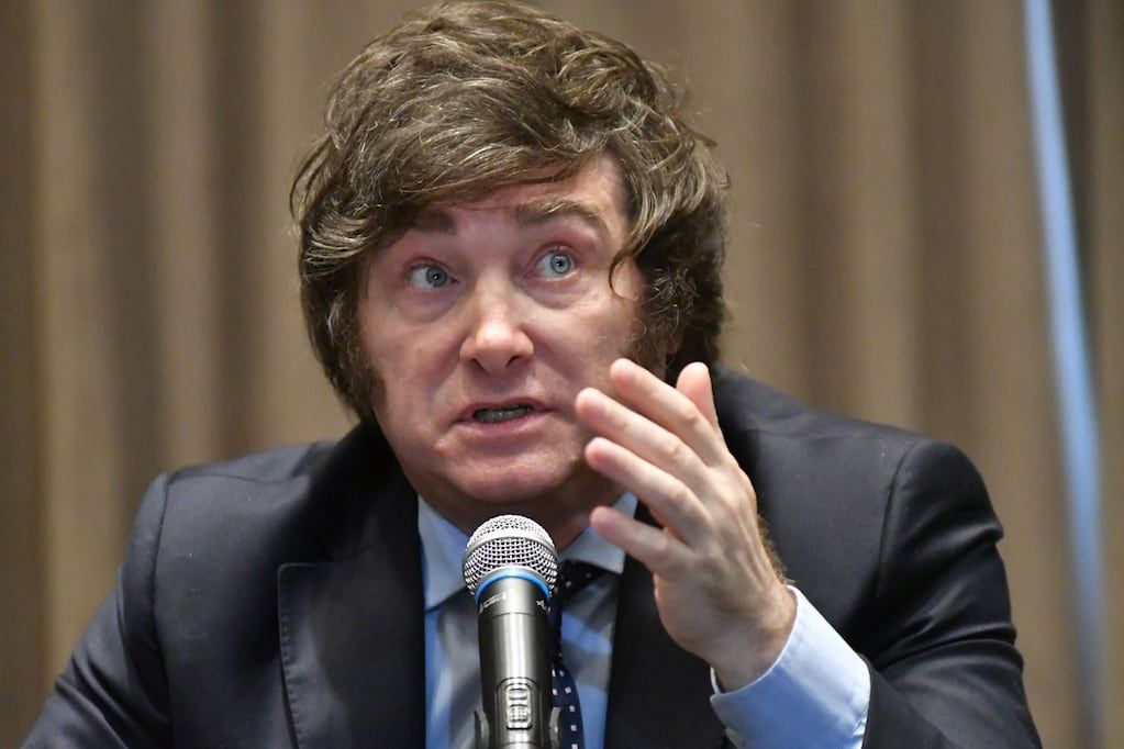 Javier Milei planea el plan de dolarización para eliminar el cepo y bajar la inflación. (Tomy Freagueiro / La Voz)