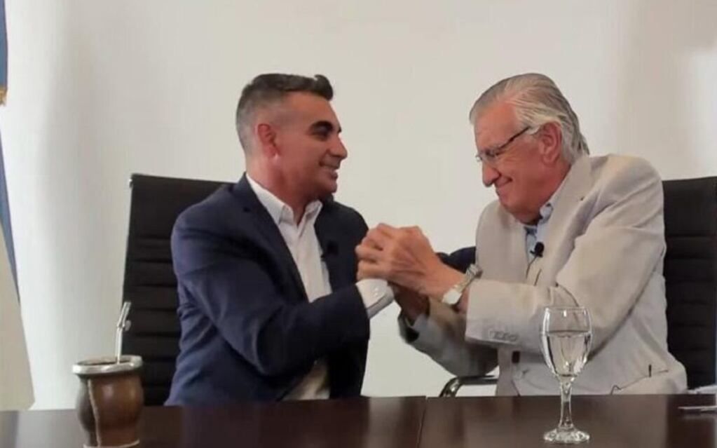 José Luis Gioja y Fabián Gamajo